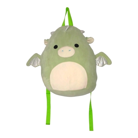 Squishmallows Handbags - Squishmallows Drew The Dragon 12" Green Backpack Bag